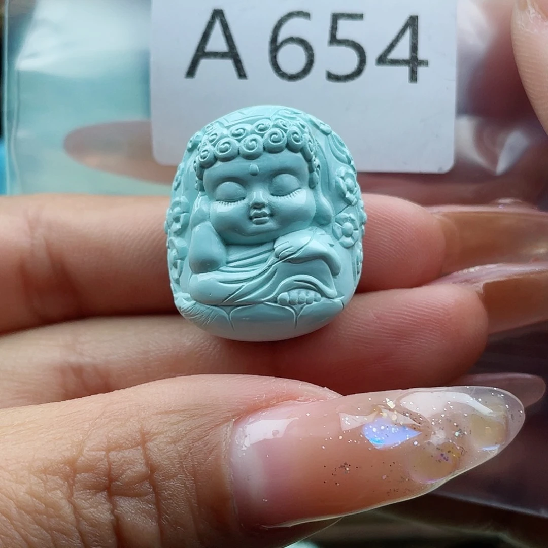 绿松石珠宝奇石未镶嵌j***f