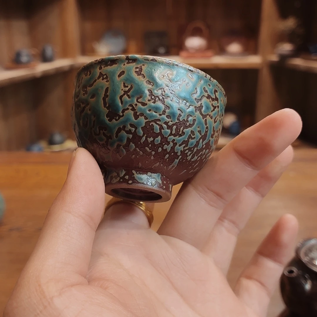 柴烧老岩泥茶器皿