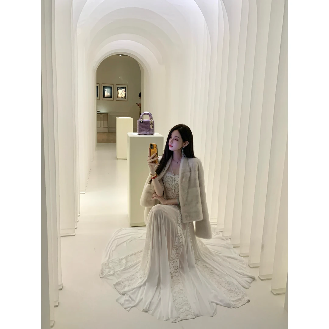 【雅乔定制】公爵夫人 轻奢高级感水貂皮草外套女秋冬DYTH-25083947