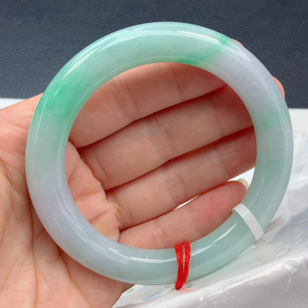 未镶嵌手镯翡翠58圈