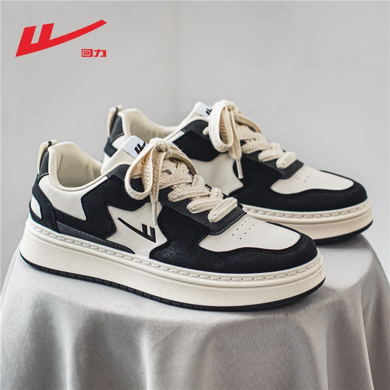 回力小白鞋男鞋2025夏季新款轻便厚底运动休闲男鞋低帮板鞋增高鞋