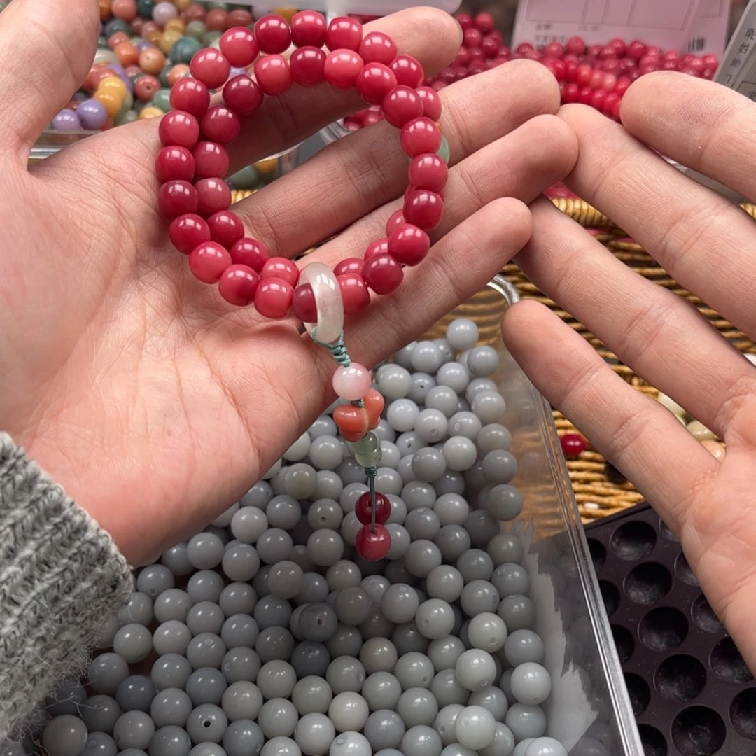 【闪购商品】白玉菩提吊坠q9/100+20颗乌梅子酱