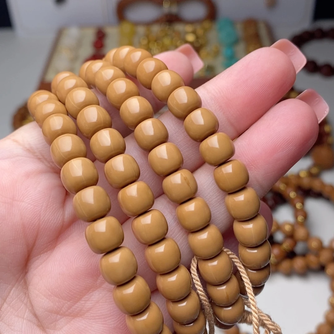 金***金猴头核桃手串精品