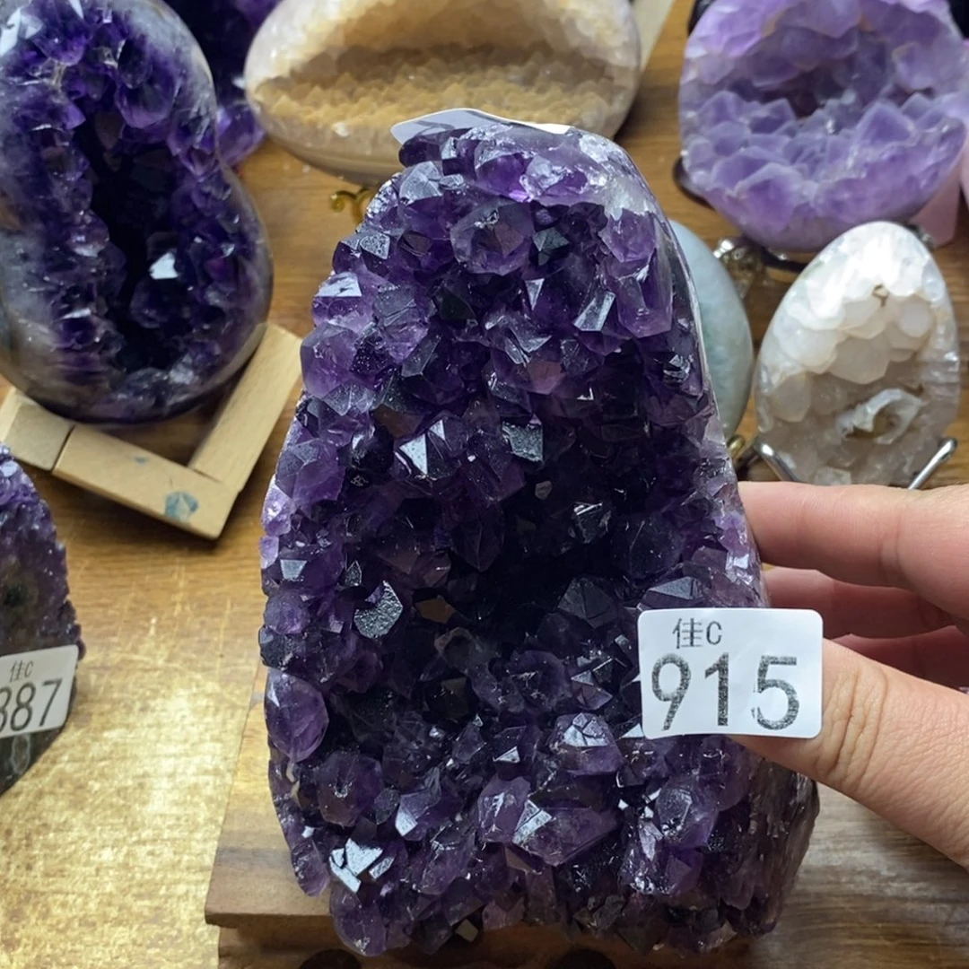 未镶嵌大型摆件（非配饰）紫晶小*潘