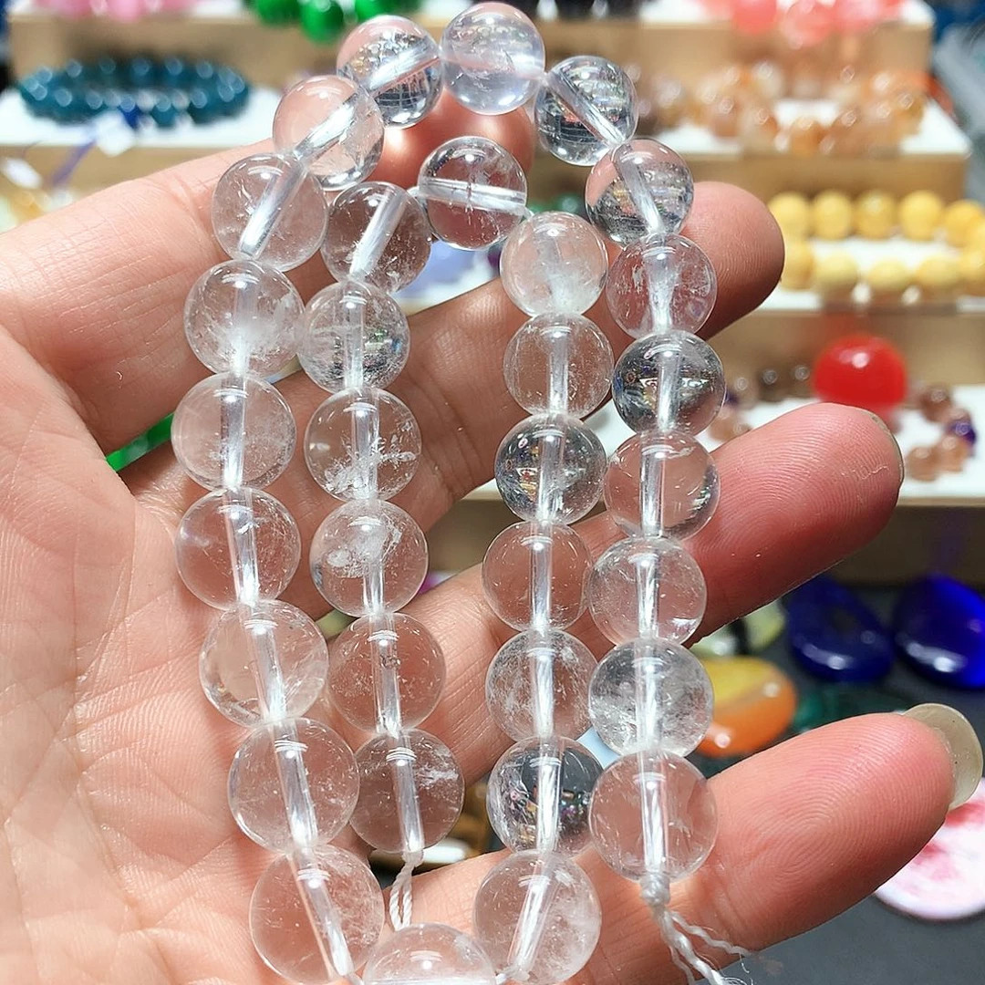 未镶嵌手串玛瑙/玉髓卡12白阿塞水晶