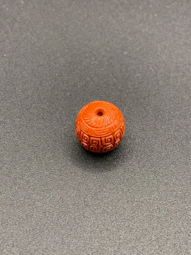 川料瓦西南红玛瑙回纹老型单珠