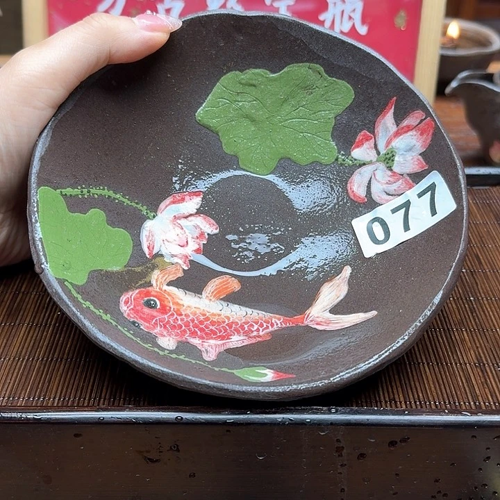 纯手工制作粗陶茶具