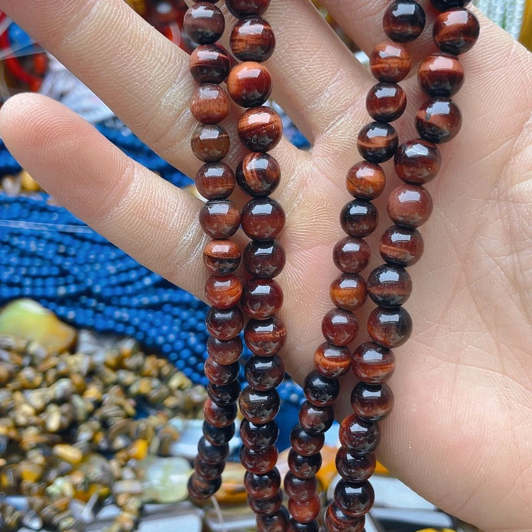 玛瑙/玉髓珠宝半成品未镶嵌红虎1条卡8