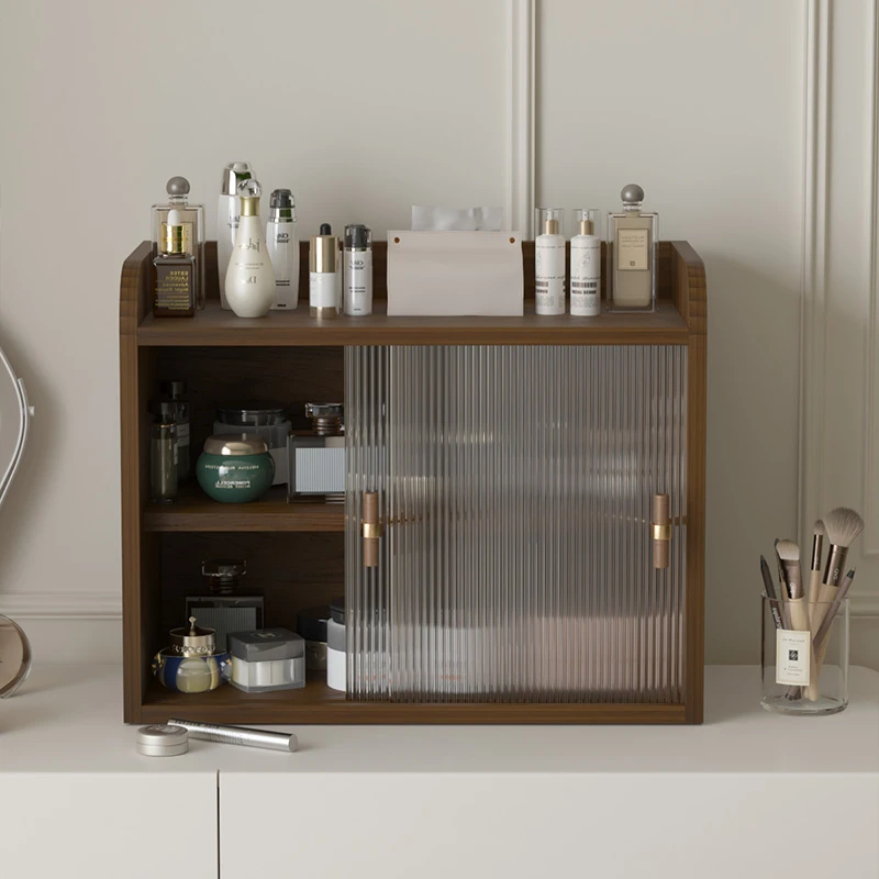 【化妆品收纳柜】防尘转角架有效防止物品掉落储物柜餐边柜咖啡角