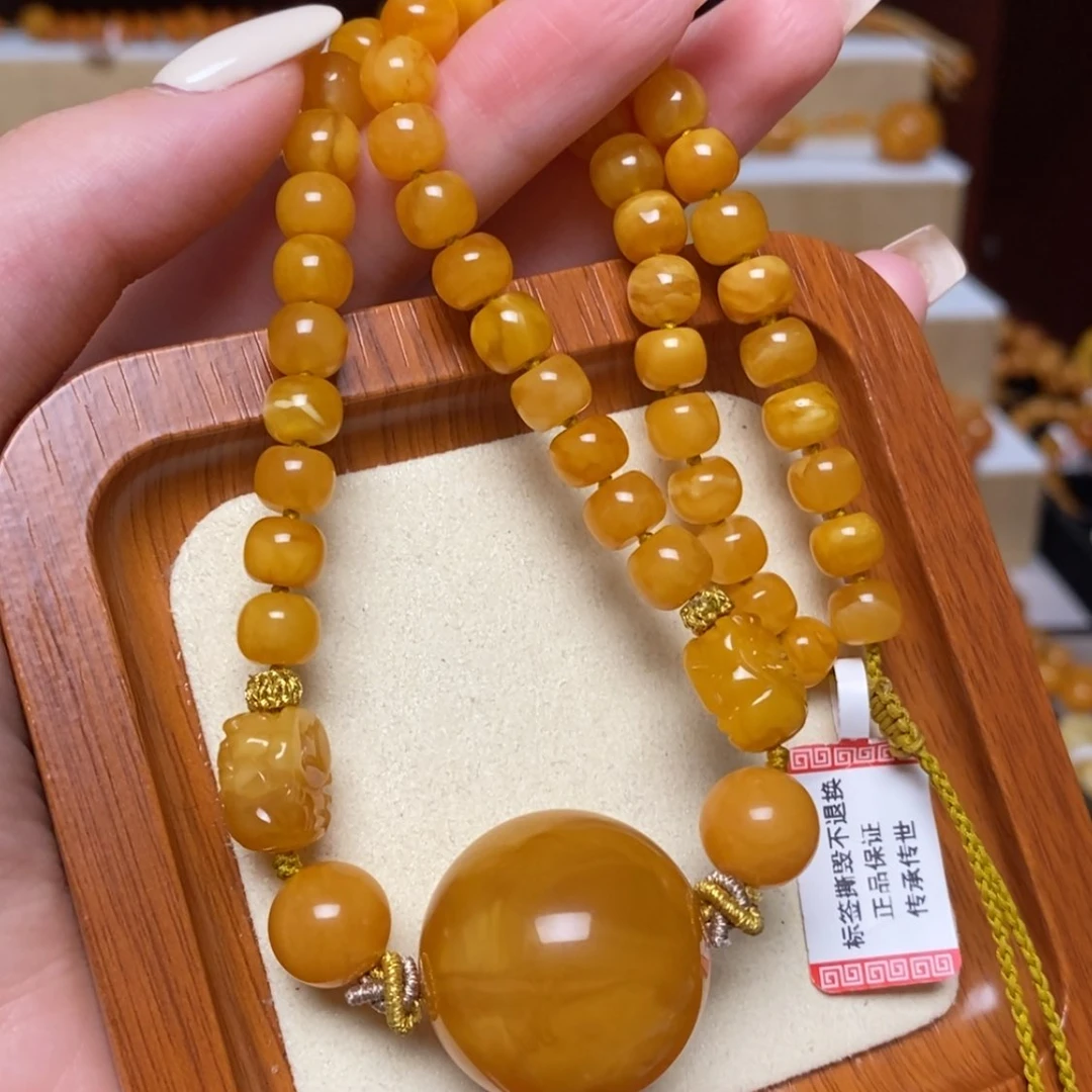 【闪购商品】未镶嵌颈饰蜜蜡项链