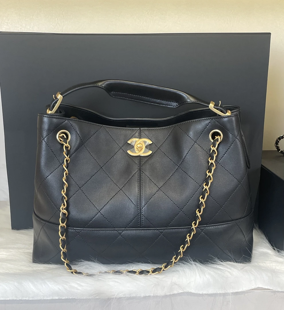 未使用 Chanel/香奈儿 25A手工坊手提链条单肩包 附件：全套