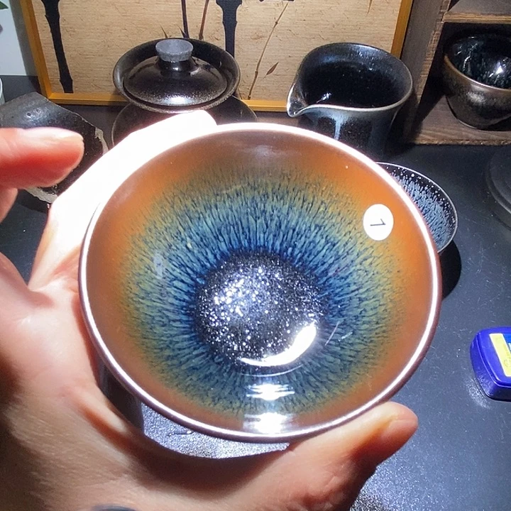 原矿原釉建盏柴烧