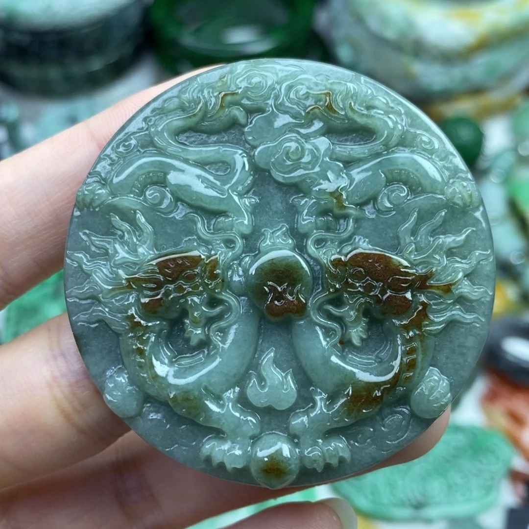 颈饰未镶嵌翡翠吊坠