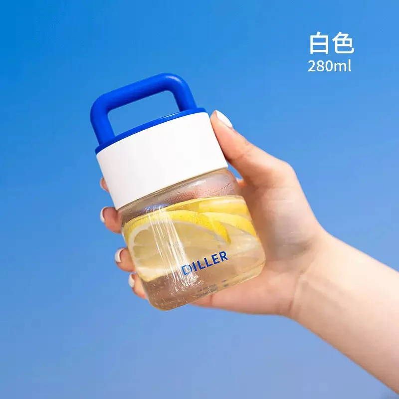 高硼硅玻璃杯学生密封便携高温加印LOGO随手杯伴手礼杯子玻璃水杯