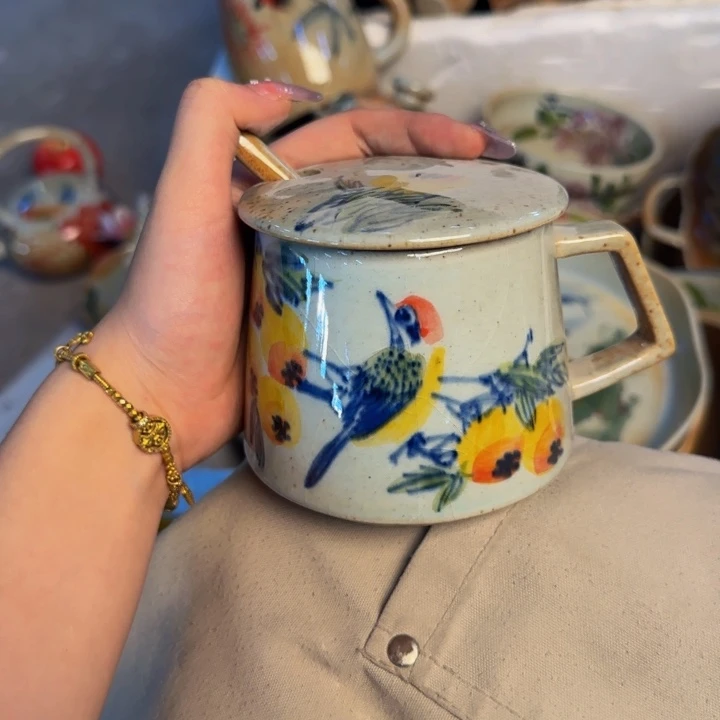 瓷片景德镇陶瓷手工手绘