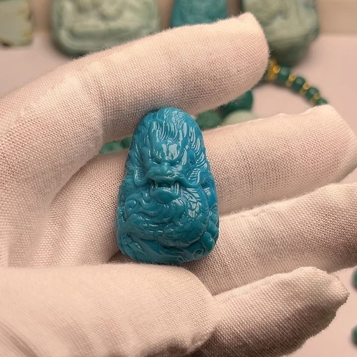 夜***夜未镶嵌绿松石配饰绿松石