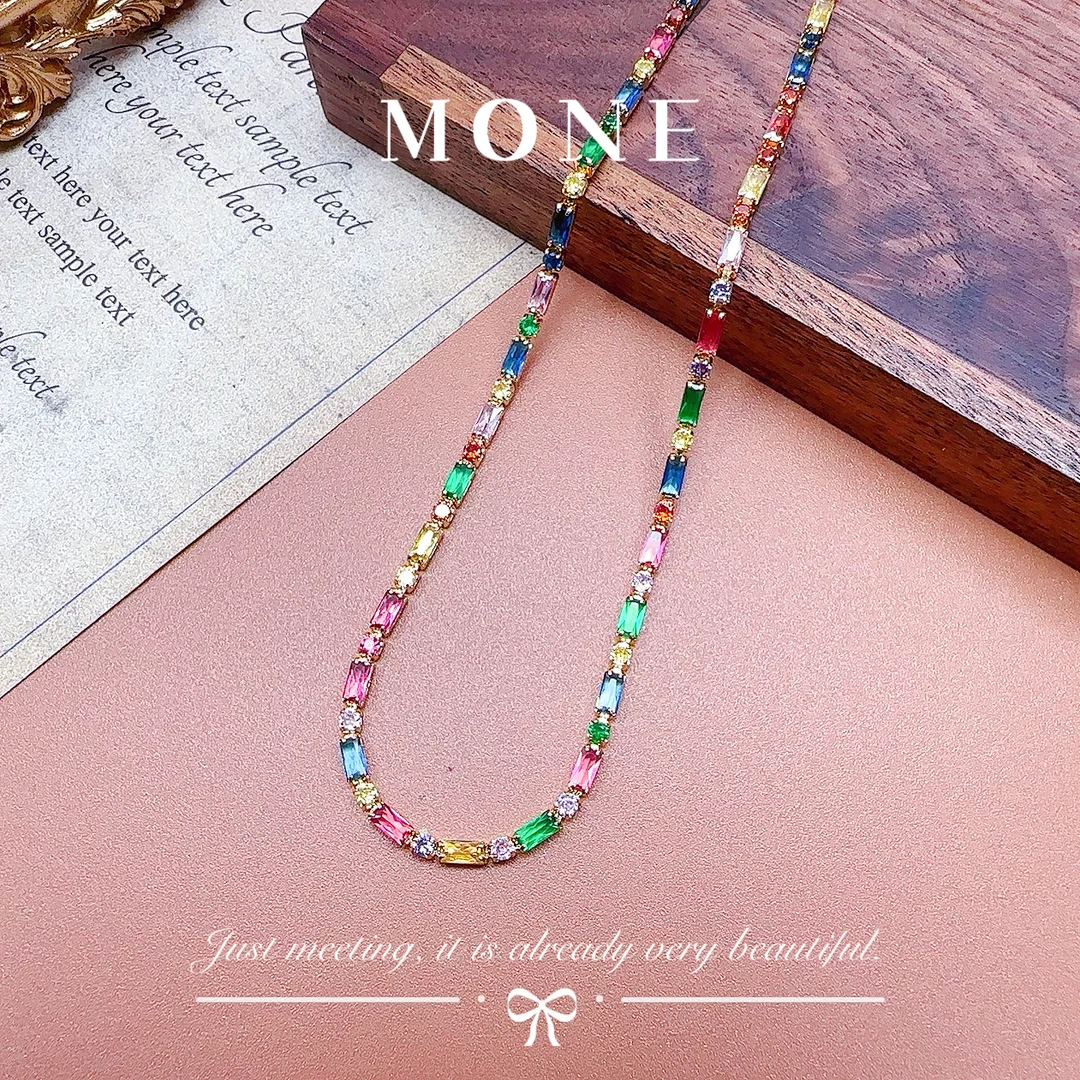 铜合金锆石项链 5201 法★【莱茵河畔】 ALIX 爱丽斯 限定 项链