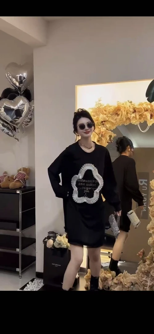 2025早春新款时尚显瘦休闲宽松百搭打底裙网红春夏款轻奢减龄胖MM