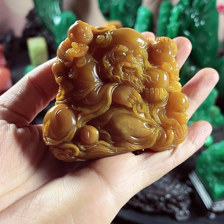 老挝石阿*兰老挝北部田黄