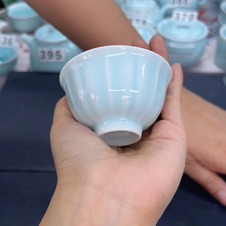 龙泉云间青瓷小米茶器