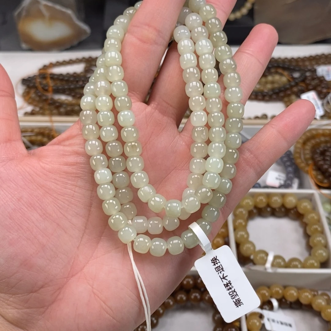 和田玉（糖玉）手串未镶嵌