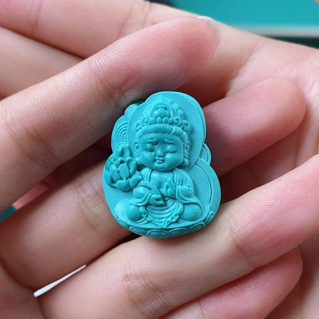 未镶嵌绿松石珠宝奇石