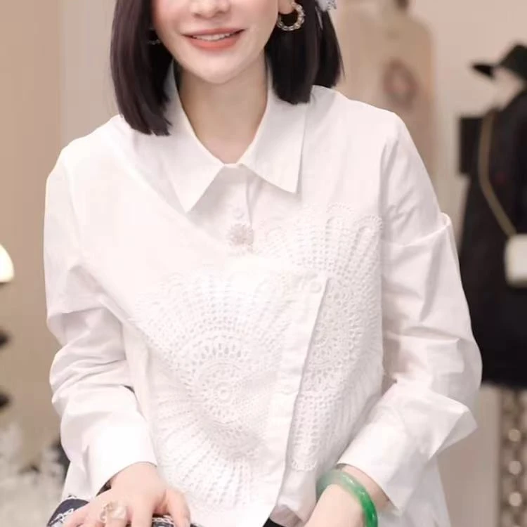 2025年春季新款中式刺绣衬衣Q25AC2086