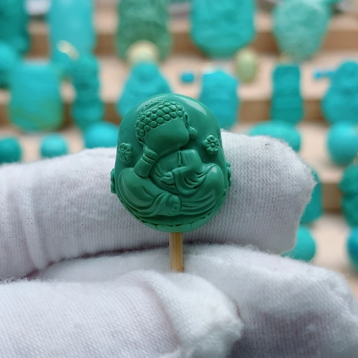 绿松石未镶嵌配饰