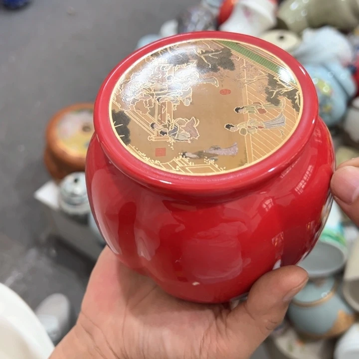 瑕疵福利品陶瓷茶叶罐