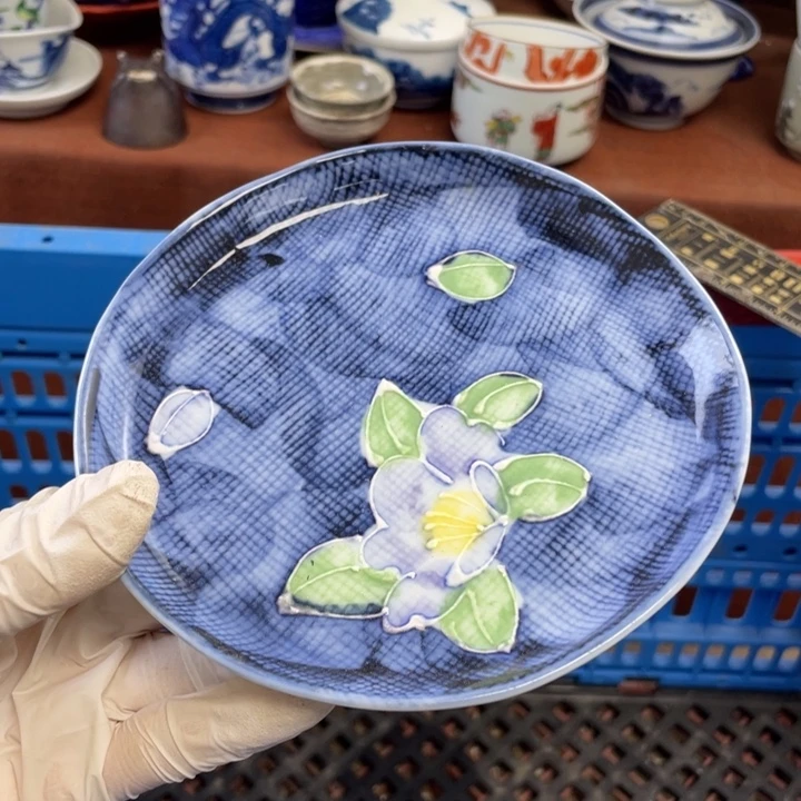 本山绿泥他家瓷器真美。开播了