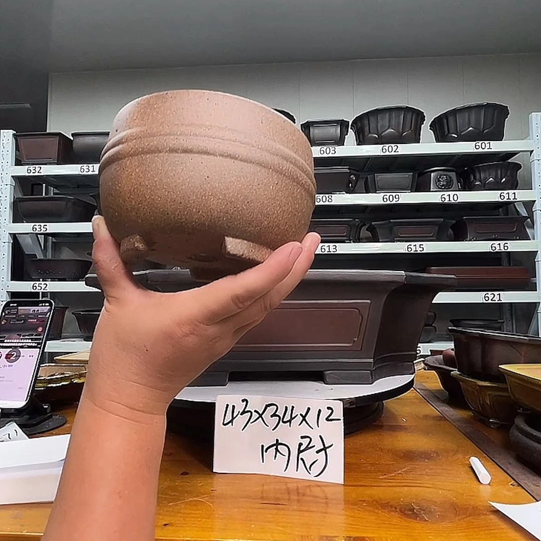 心***ง紫砂花盆宜兴紫砂6号