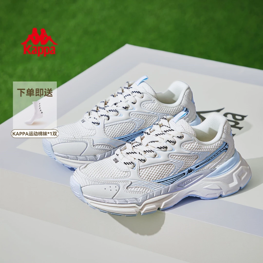 Kappa/卡帕【氢轨】老爹鞋背靠背秋季厚底增高休闲鞋子潮流女鞋14CJ