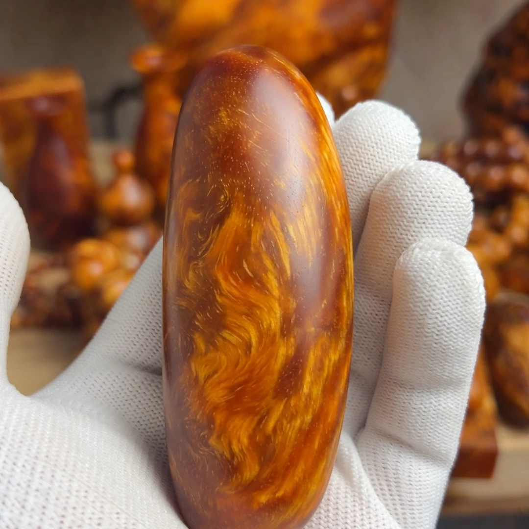 天***缘松木（琥珀木）无事牌