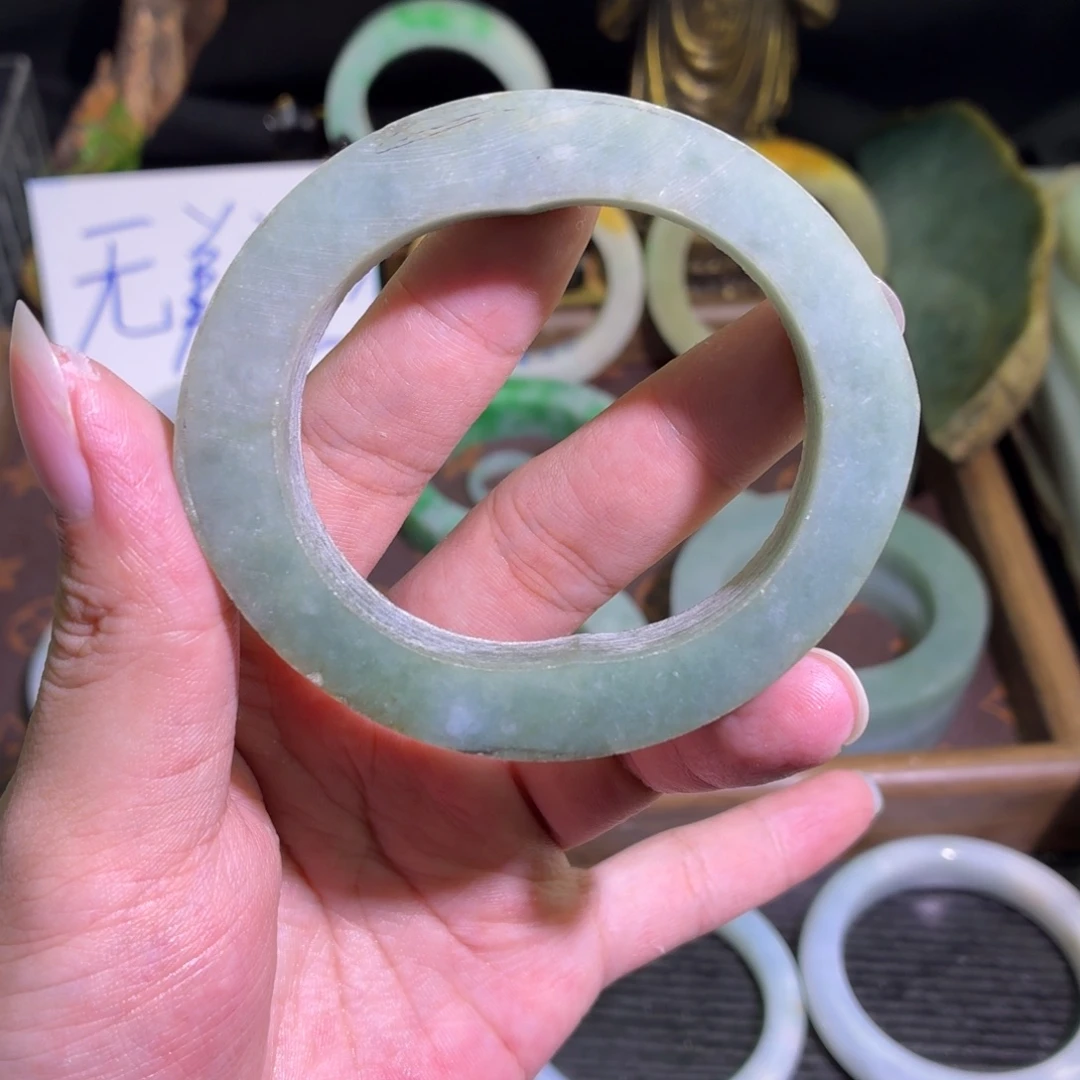 定制翡翠未镶嵌缅甸翡翠A货手镯毛胚定制