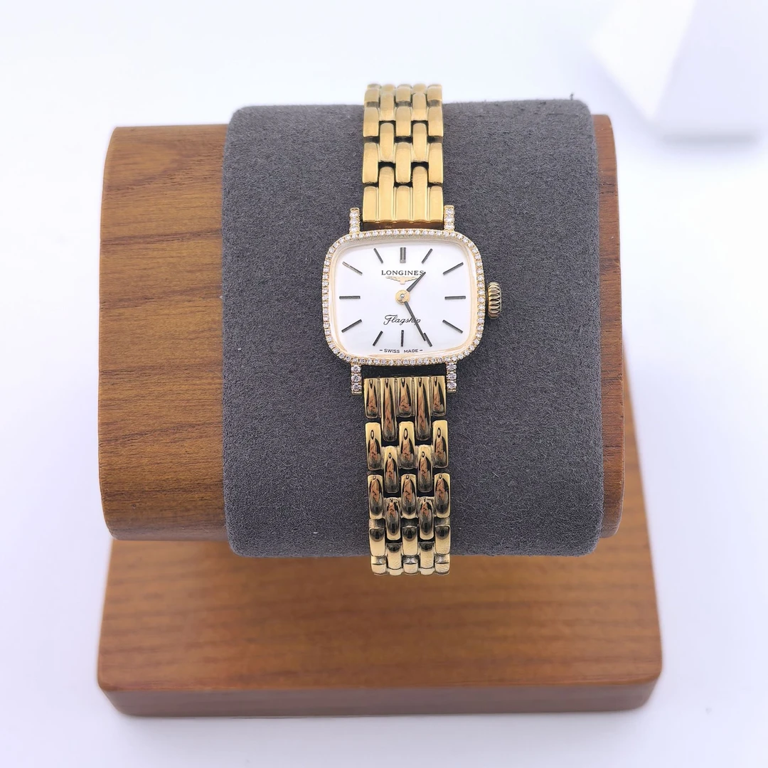 95新 Longines/浪琴 中古浪琴女表/手动机械/19.3*16.3mm/02075