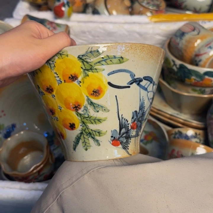 瓷片景德镇陶瓷手工手绘