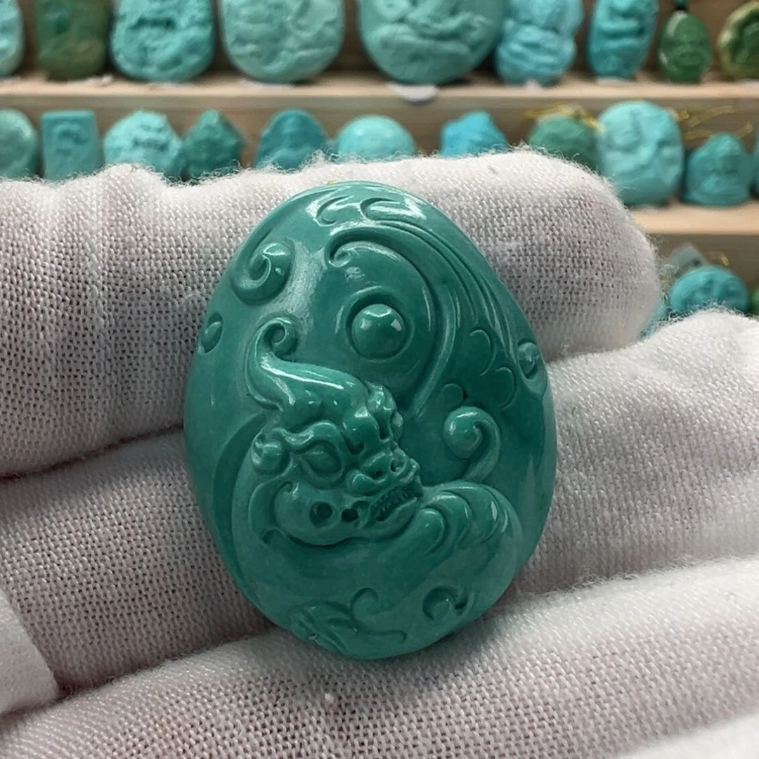 未镶嵌绿松石貔貅 23.5mm