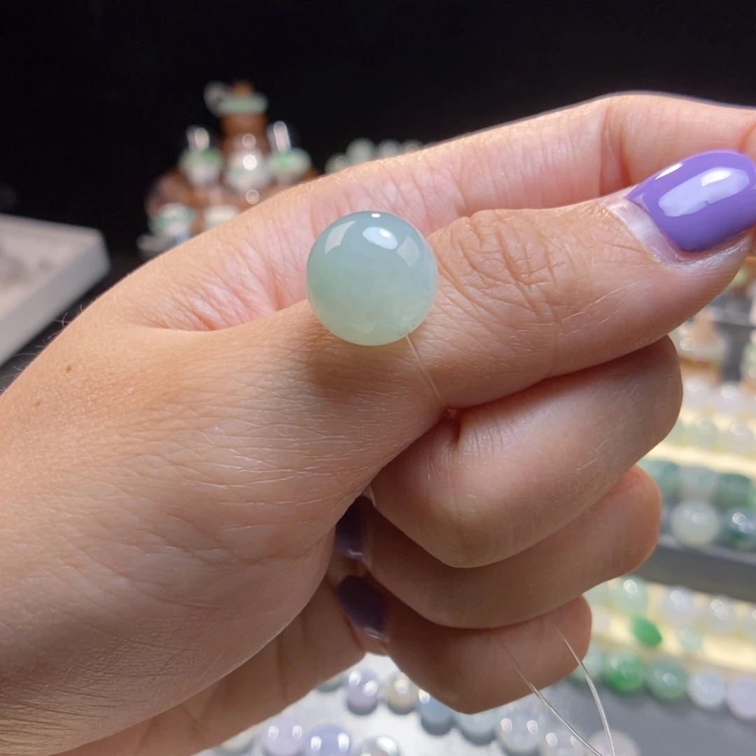 翡翠未镶嵌颈饰12.4晴底