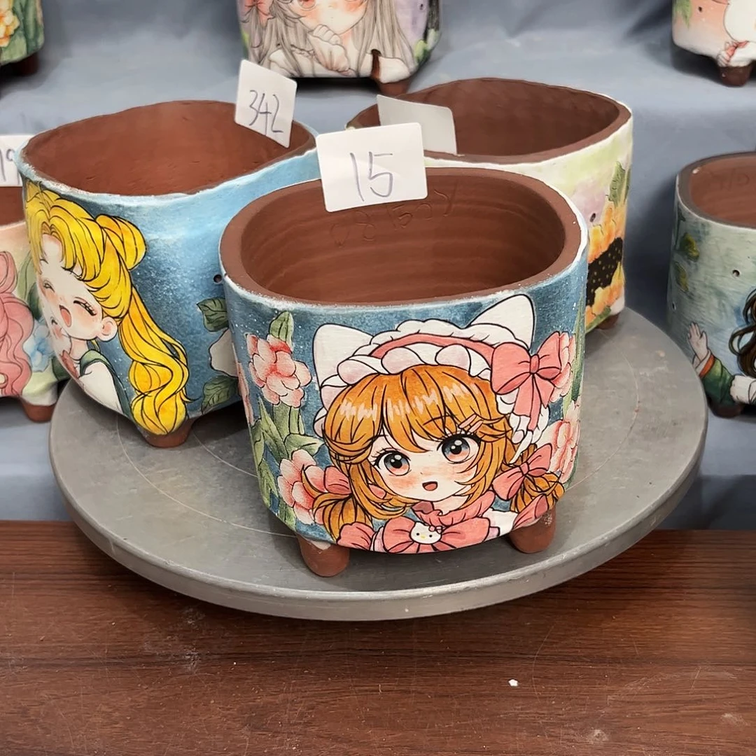 紫砂花盆天***肉福利花盆