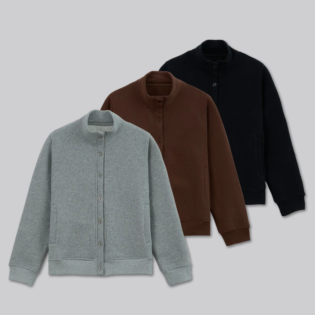 毛圈棉380克【春款】正肩立领帽卫衣5254