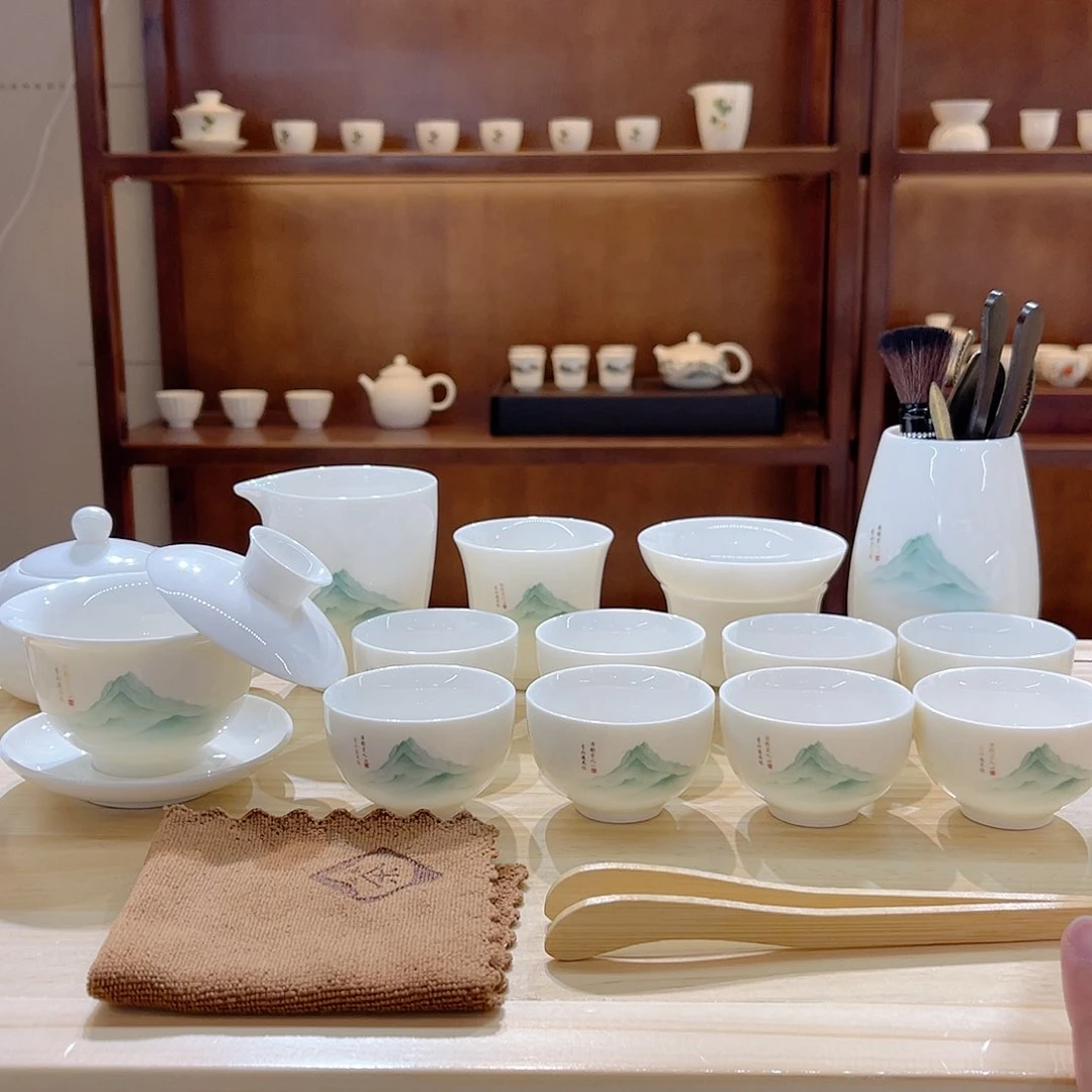 瓷片羊脂玉瓷羊脂玉瓷