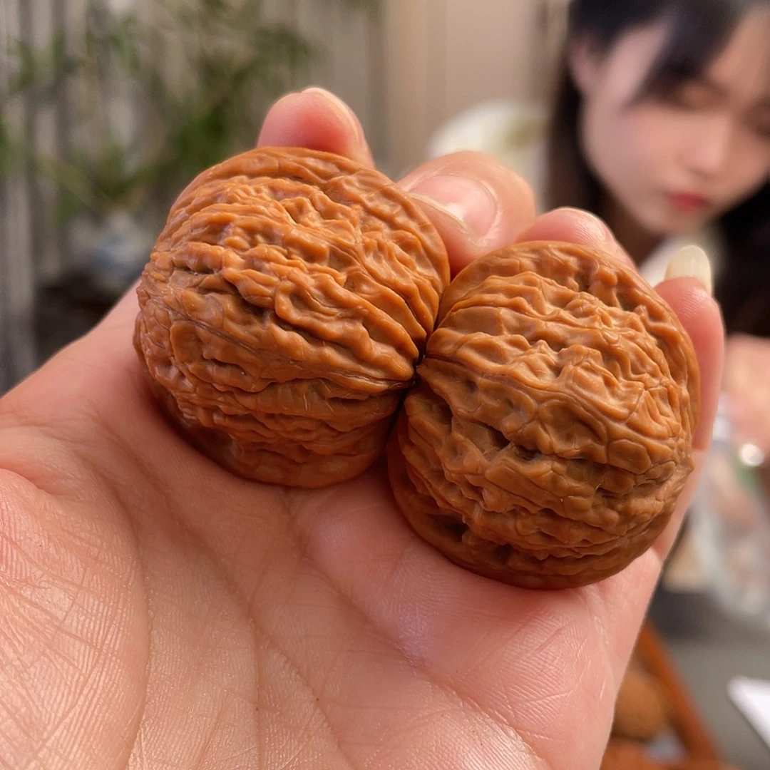 桃核把件39.5×37尺全品白茬山地磨盘CN01055