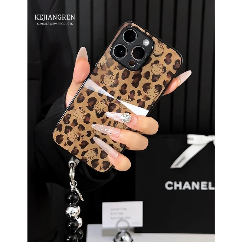 高级极光纹理适用于苹果17AIR手机壳美拉德豹纹凯蒂苹果16/15/14