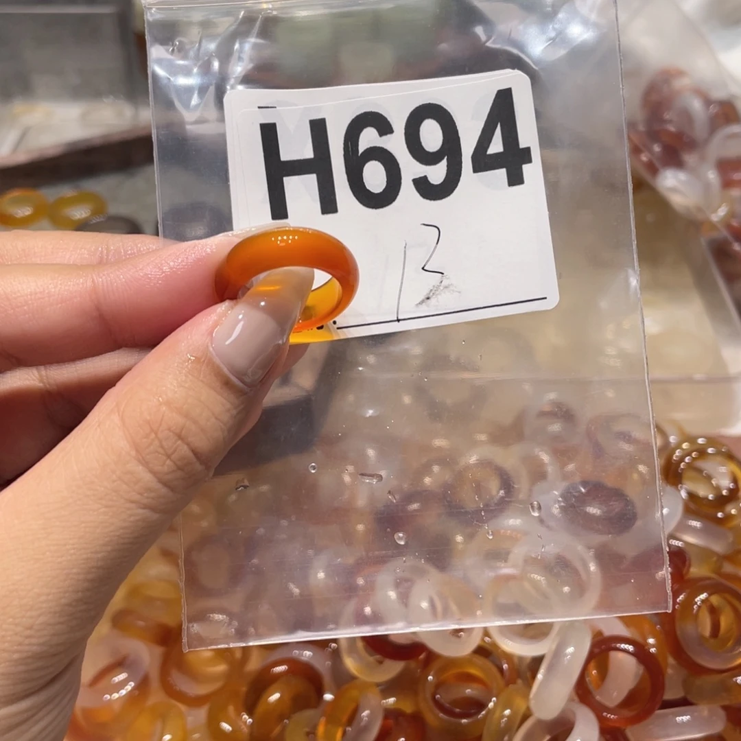玛瑙/玉髓未镶嵌戒指694