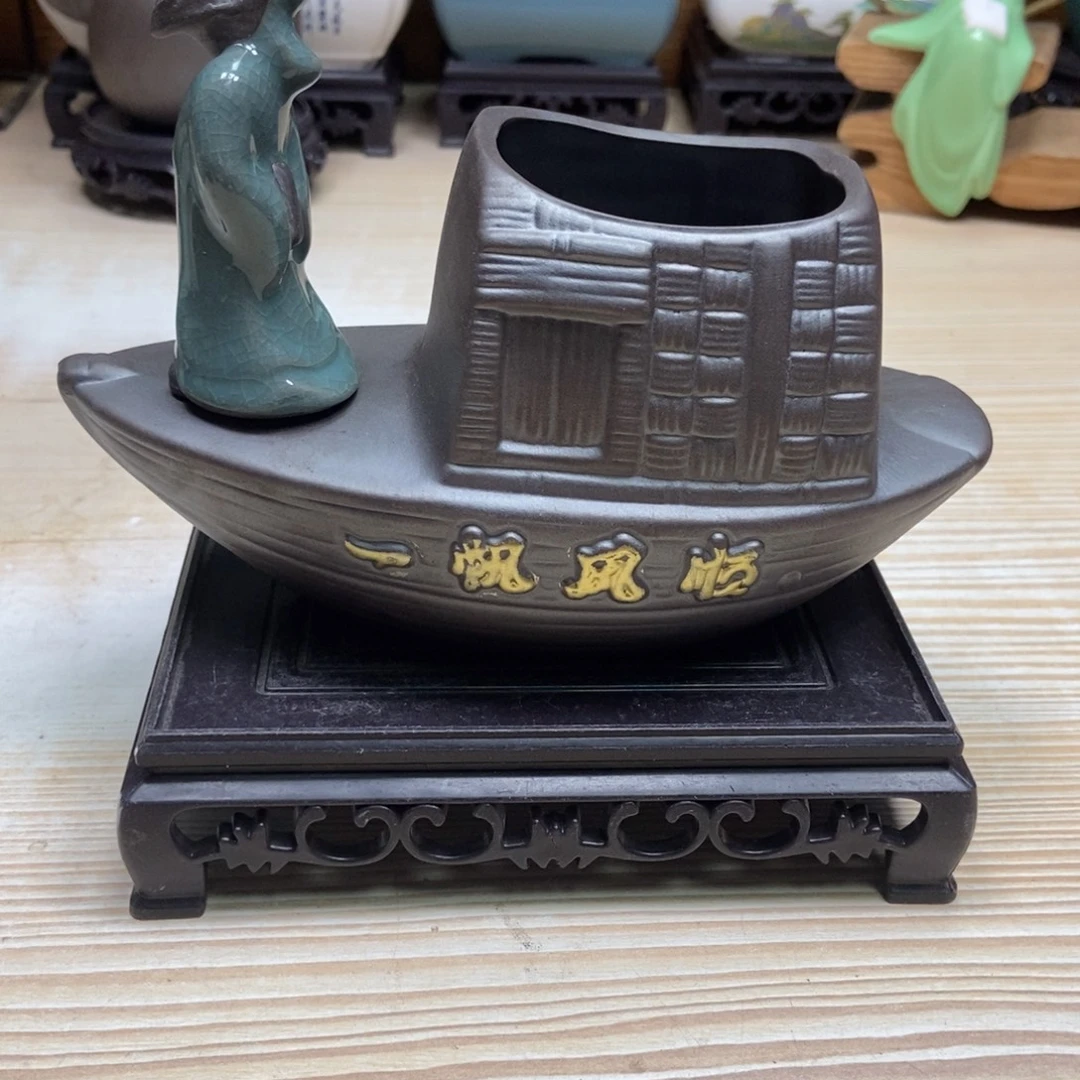 瓷片陶瓷花盆陶瓷艺术