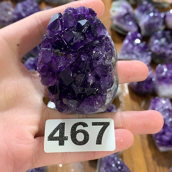 清***欢未镶嵌珠宝半成品紫晶