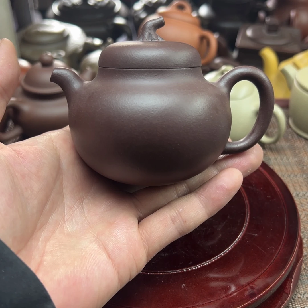紫砂茶壶宜兴原矿紫砂壶180毫升容量