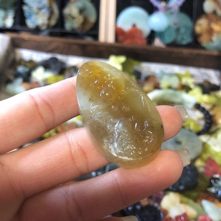 岫玉未镶嵌岫玉挂件