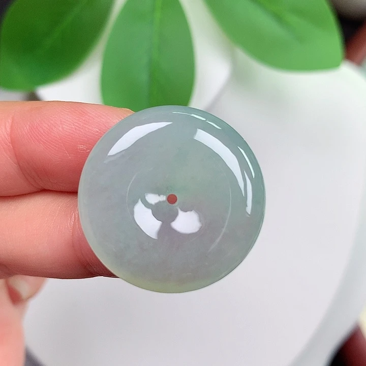 颈饰未镶嵌翡翠平安扣 25x5.8mm