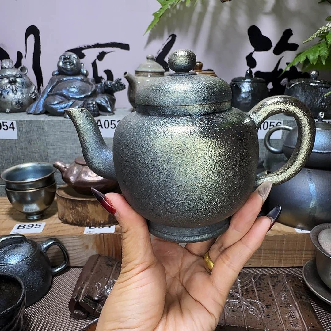 壶天*～建水紫陶柴烧壶